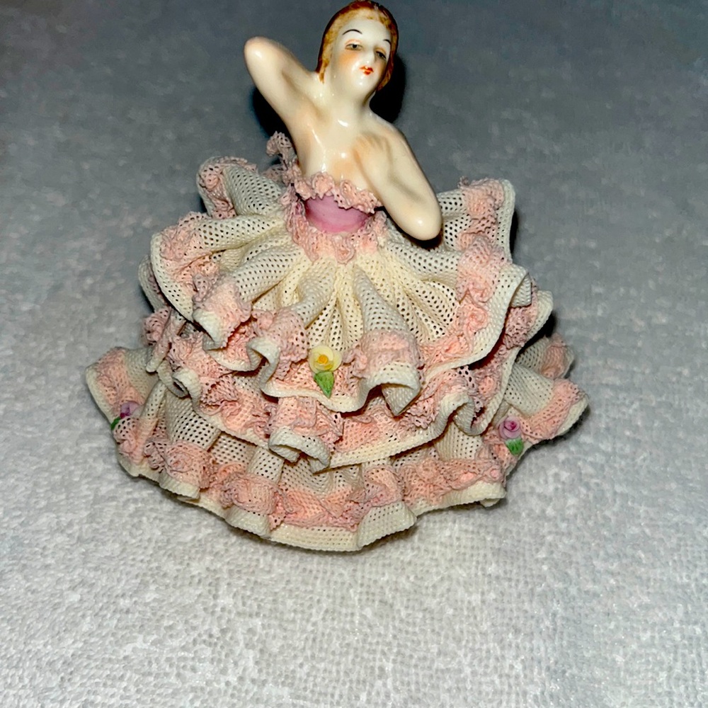 Irish Dresden Porcelain Doll